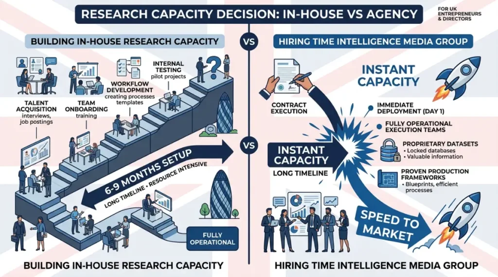 How Does the Process of Agency Retainers Compare to Building In House Capacity