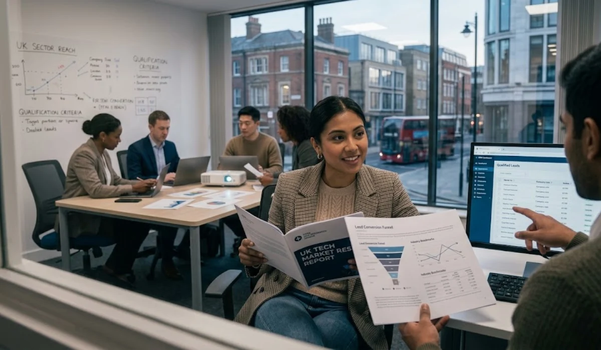 How Research Reports Convert Into Qualified UK Leads