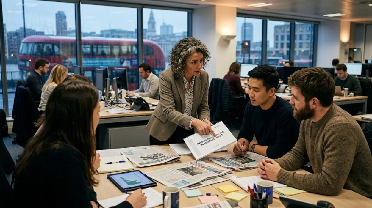 How Sustainability Reports Get Published on UK Media