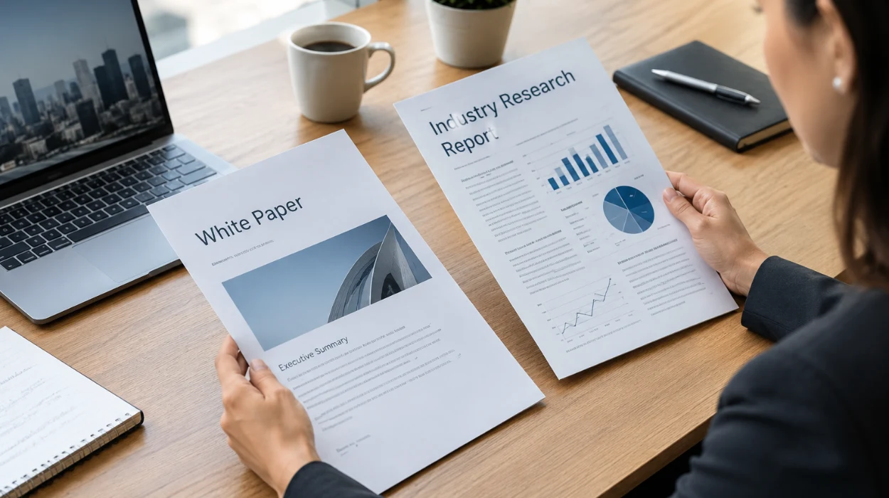 How White Papers Differ From Industry Research Reports