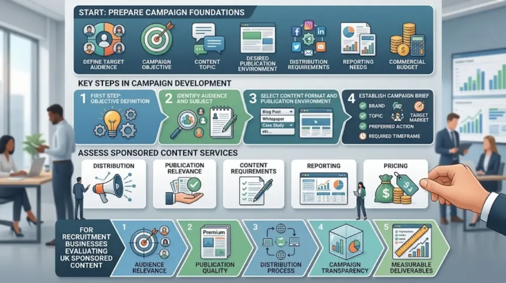 Recruitment Sponsored Content by Time Intelligence Media Group 2 How can a recruitment firm start a sponsored content campaign?