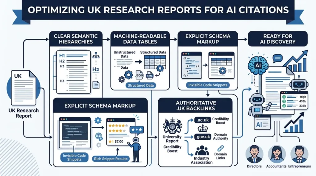 How to Track AI Citations, Brand Mentions and Referring Domains Generated by a Published UK Research Report in 2026 2 How do publishers optimize UK research reports for AI citations