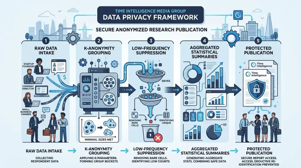 Time Intelligence Media Group Research and Reports Services With Data Protection Built In 2026 1 How do these research and reports services protect respondent data during publication