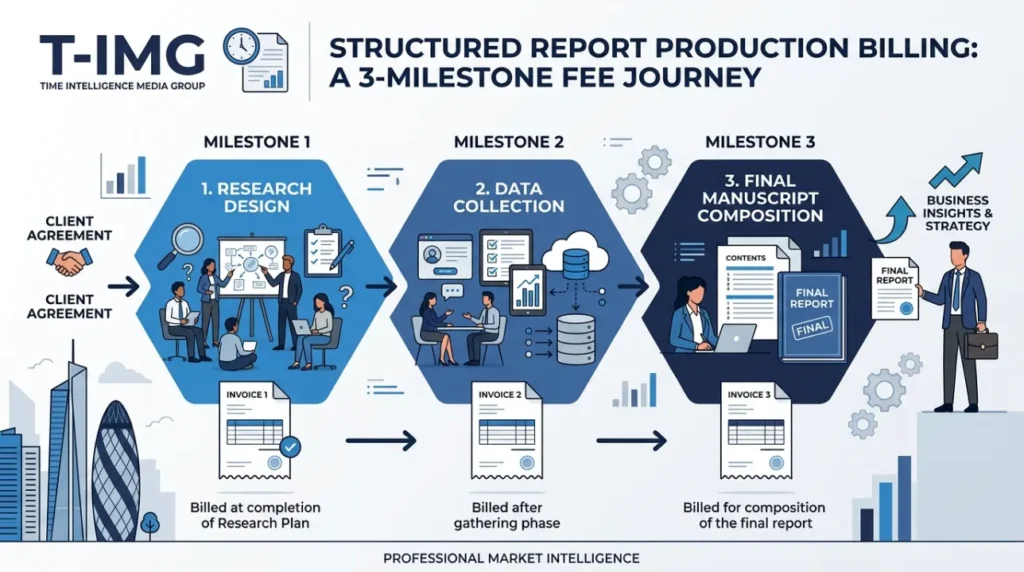 Research Report Pricing From Time Intelligence Media Group in 2026 1 How does Time Intelligence Media Group structure report production fees