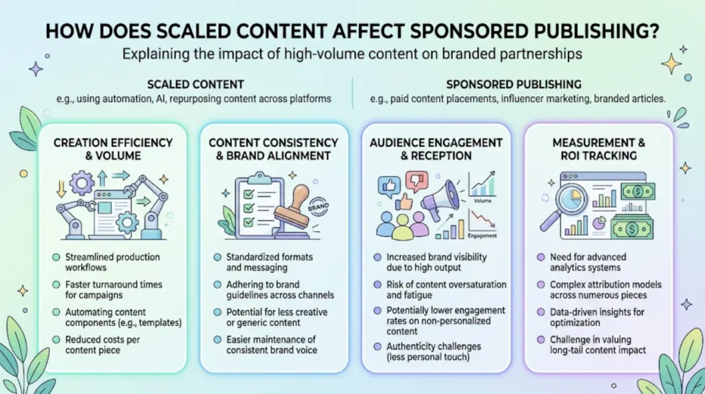 How to Publish Sponsored Content That Follows Google's Spam Policies on Paid Links, Link Attributes and Scaled Content 1 How does scaled content affect sponsored publishing