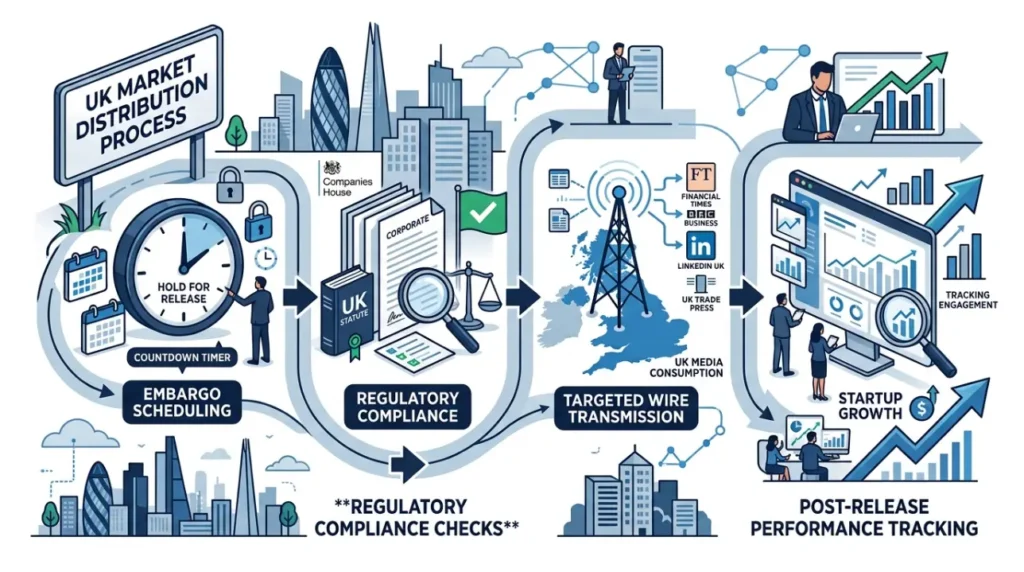 How does the distribution process work for British markets