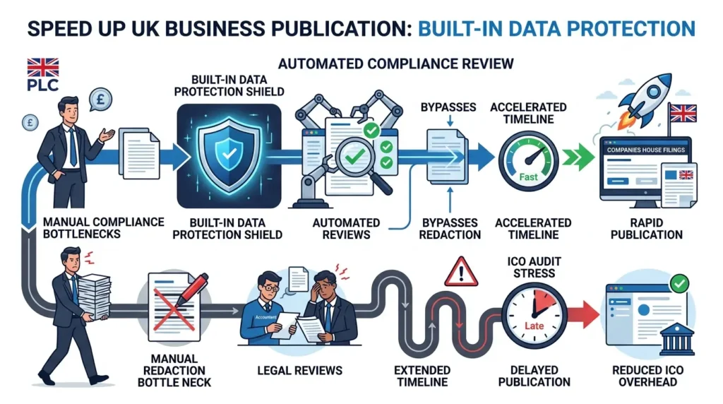 Time Intelligence Media Group Research and Reports Services With Data Protection Built In 2026 2 How does the integration of built in data protection accelerate publication timelines