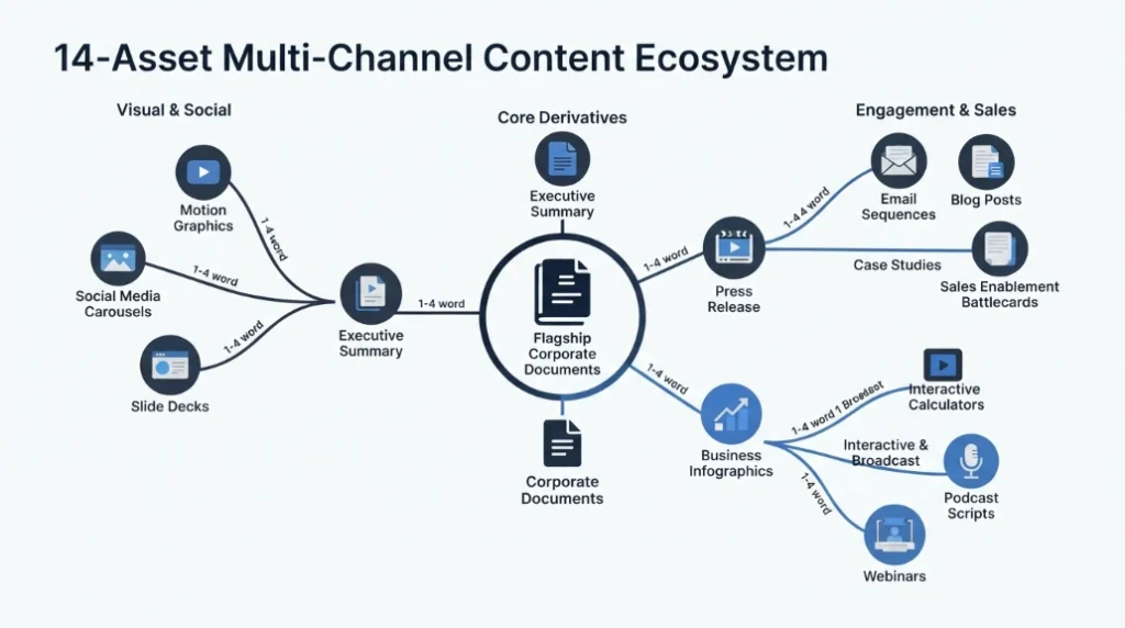 What Are the 14 Content Assets Generated From One Data Set