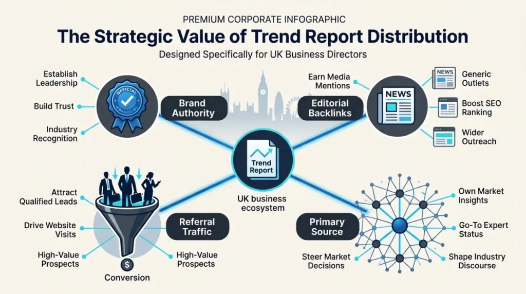 What Are the Benefits of Distributing Trend Reports for Brand Authority