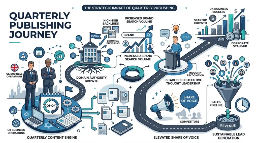 How Quarterly Reports Keep UK Brands in the News in 2026 2 What Are the Measurable PR Benefits of Quarterly Publishing