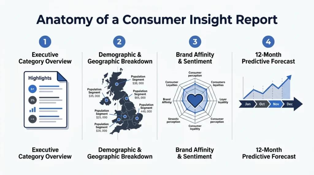 What Components Make Up Each Consumer Insight Report