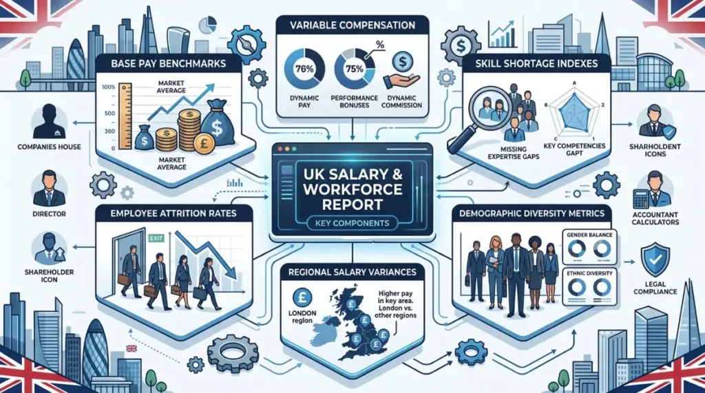 What Salary and Workforce Reports Reveal About UK Sectors in 2026 1 What Key Components Are Found Inside UK Salary and Workforce Reports