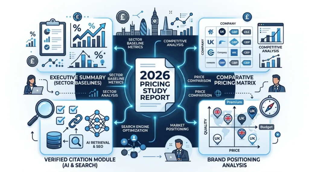 What Key Components Are Included in Each Pricing Study Report
