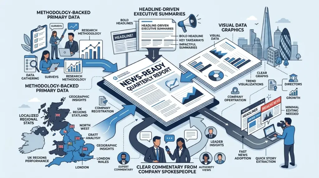 How Quarterly Reports Keep UK Brands in the News in 2026 1 What Key Components Make a Quarterly Report News Engine Ready