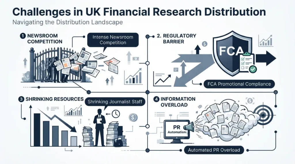 How Financial Research Gets Distributed Across UK News in 2026 2 What challenges affect financial research distribution in the UK