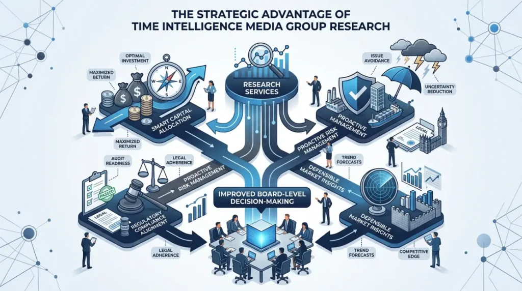 What specific benefits do organizations gain from utilizing these research services