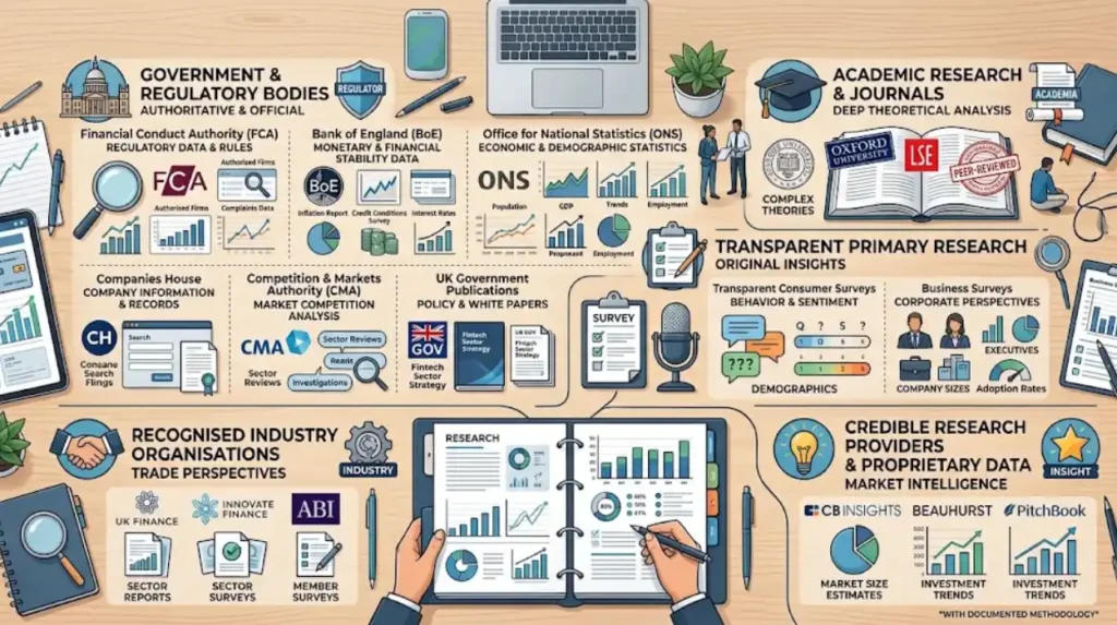How to Turn Fintech Data Into a Citable UK Report 1 Which UK data sources can support a fintech research report?