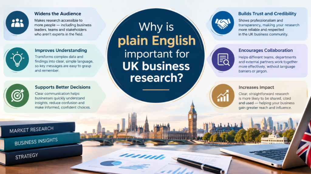 Why Does Plain English Matter When Publishing Complex Research Findings for UK Business Readers? 1 Why Does Plain English Matter When Publishing Complex Research Findings for UK Business Readers 1250 x 700 px