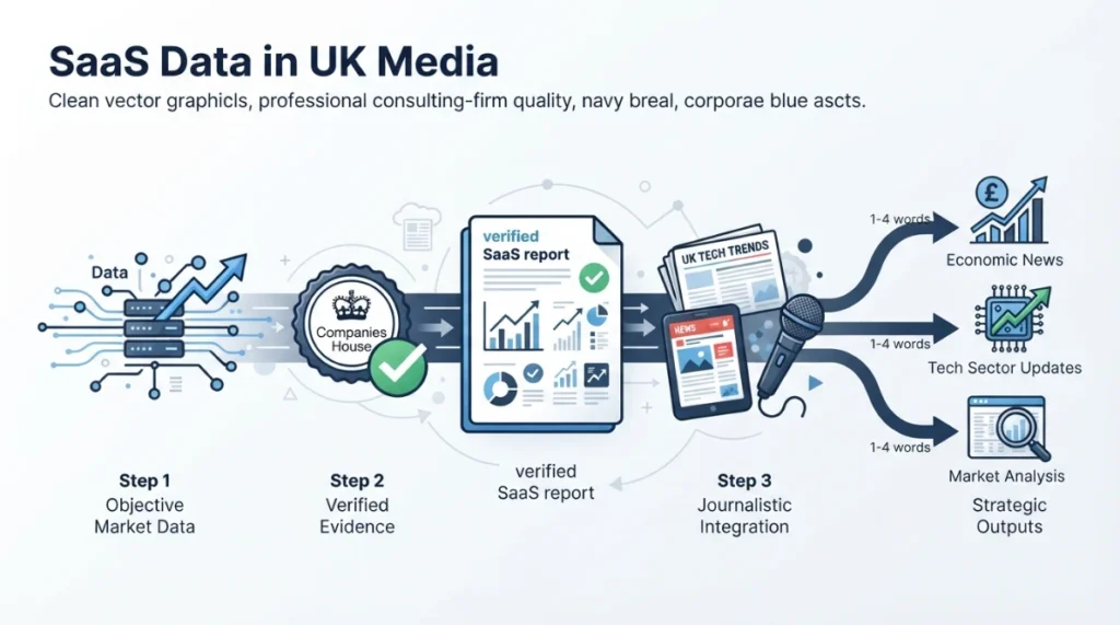 Why do UK media outlets cite SaaS industry reports