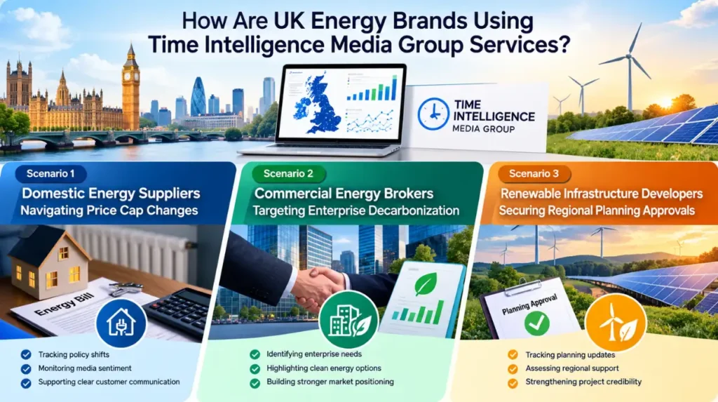 Time Intelligence Media Group Research and Reports Services for UK Energy Brands 1 How Are UK Energy Brands Using Time Intelligence Media Group Services