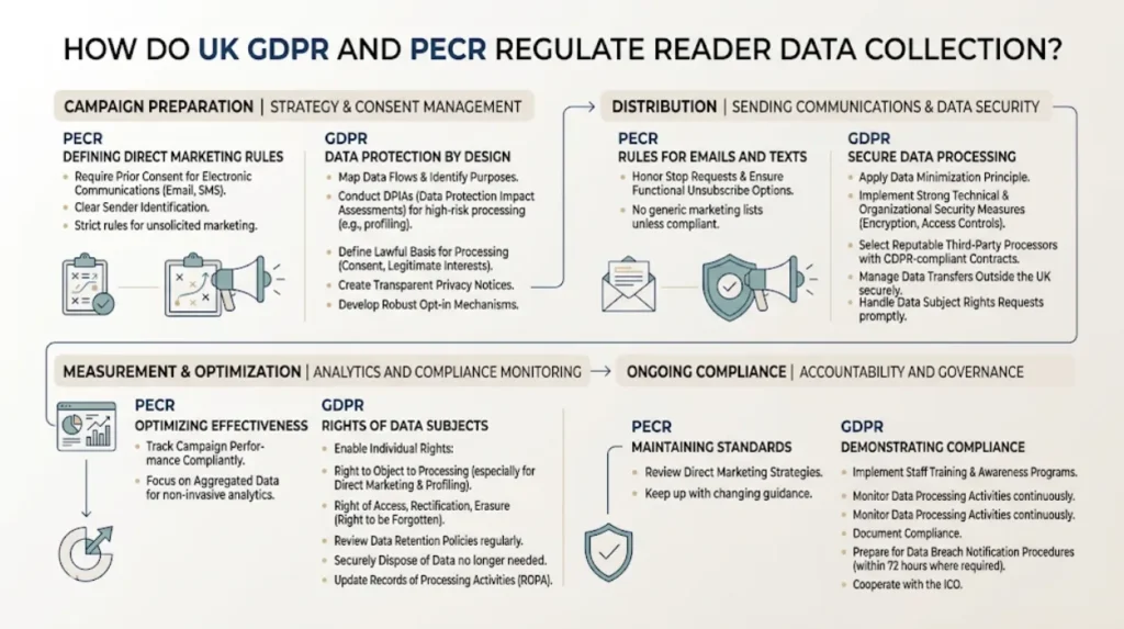 How Do UK GDPR and PECR Regulate Reader Data Collection