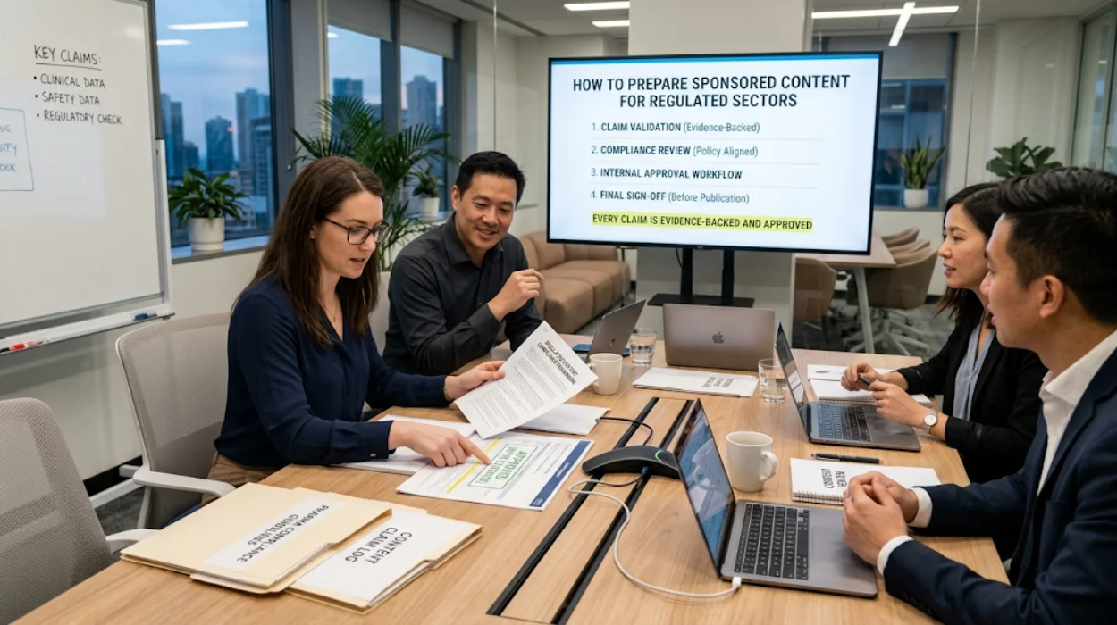 How to Prepare Compliant Sponsored Content for Regulated Sectors