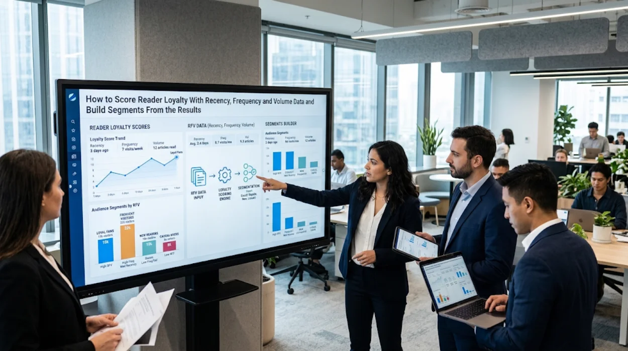 Score Reader Loyalty With Recency Frequency and Volume Data