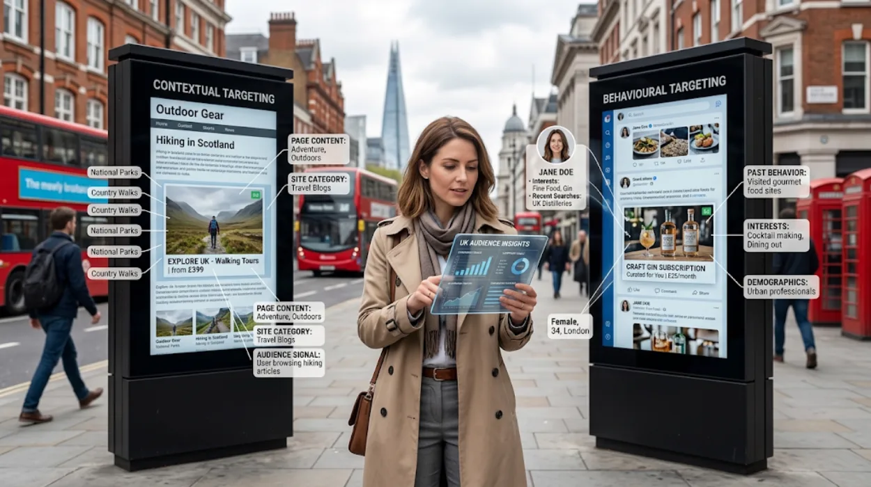 UK Campaign Contextual vs Behavioural Targeting Insights