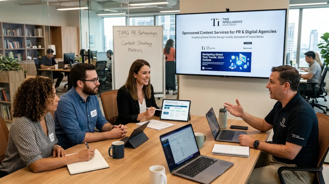 Time Intelligence Sponsored Content for PR Agencies