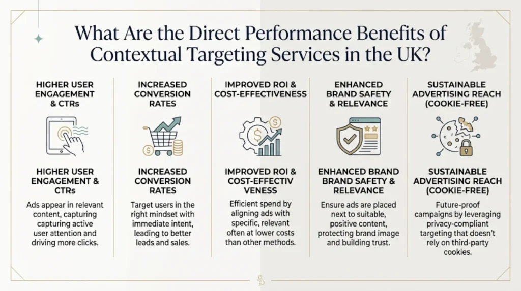 Time Intelligence Media Group Audience Insights Services for Contextual Targeting Strategy 1 What Are the Direct Performance Benefits of Contextual Targeting Services in the UK