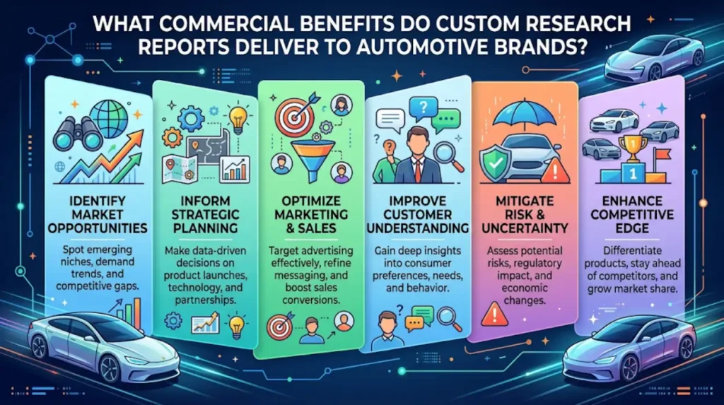 What Commercial Benefits Do Custom Research Reports Deliver to Automotive Brands
