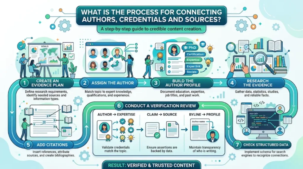 How to Attach a Named Author, Credentials and Verifiable Sources to a Sponsored Article 1 What is the process for connecting authors credentials and sources