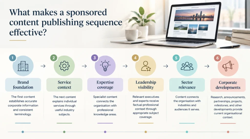 Time Intelligence Media Group Sponsored Content Services for Stronger Branded Search Results 1 What makes a sponsored content publishing sequence effective