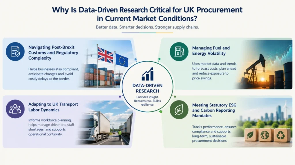 Why Are Supply Chain and Logistics Research Reports Valuable to UK Procurement Teams? 1 Why Is Data Driven Research Critical for UK Procurement in Current Market Conditions